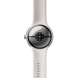 Google Pixel Watch 2 Wi-Fi polished silver Sportarmband porcelain