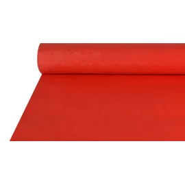 Papstar Papiertischdecke Damasttischtuch 50 x 100 cm Rot