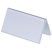 Durable Tischnamensschilder 8051-19 transparent 10,0 x 5,2 cm, 25