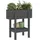 furnicato Hochbeet Pflanzkübel 62 x 30 x 69 cm Grau