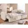 s-style möbel ECKSOFA Candy mit Schlaffunktion Hellbeige Bouclé-Stoff - Ottomane rechts