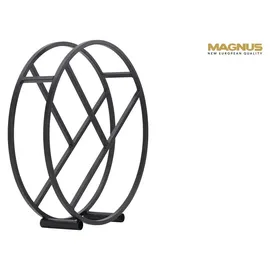 Magnus Kaminholzregal R139 Metall 80 x 20 x 80 cm Schwarz