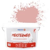 Farbklecks24 Meisterweiß Color, Wandfarbe Rot 3-1 (2,5L),(versch. Farben),hohe Deckkraft