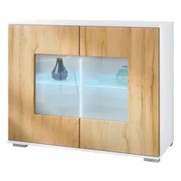 Vladon Kommode, Eiche, 92.5x75.5x35 cm, Wohnzimmer, Kommoden & Sideboards,
