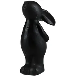 Dekofigur AM DESIGN "stehender Hase", schwarz, B:5,5cm H:14cm, Polyresin, Dekofiguren, Osterdekoration aus Polyresin