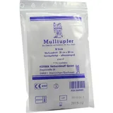KERMA Verbandstoff GmbH Mulltupfer 20x20 cm pflaumengross steril