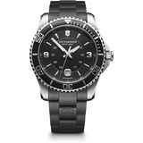 Victorinox Herren Analog Quarz Uhr mit Edelstahl Armband 241698