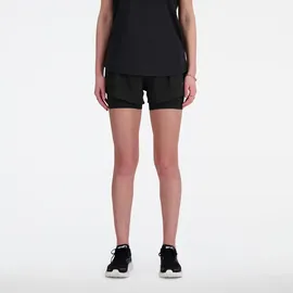 New Balance Damen RC 2-in-1 Short 3 schwarz