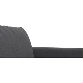 flexlux 3-Sitzer FLEXLUX "Bolzano", grau (dervit grau), B:174cm H:61cm T:90cm, 100% Polyester, Sofas, Sitzaufbau mit Kaltschaum & Stahl-Wellen, loose Sitz -& Rückenkissen