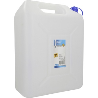 CARTREND Wasserkanister 20 Liter Volumen Kunststoff weiß