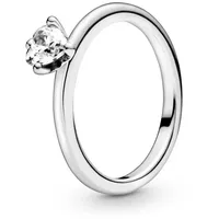 Pandora Clear Heart Solitaire Ring (198691C01)