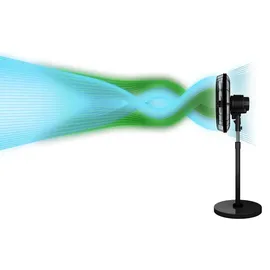 CasaFan Airos Eco Silent 44,5 cm Standventilator Schwarz