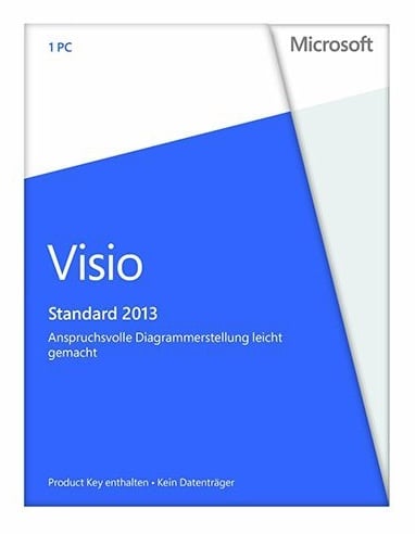 Microsoft Visio 2013 Standard, Download, Vollversion