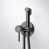 Steinberg Serie 100 Einhebelmischer mit Bidetbrause Brushed Gun Metal 1001350BGM