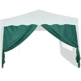 INSTENT® Basic Seitenwand/Seitenteil für Pavillon 3x3m mit Fenster oder Reißverschluss, wasserabweisend und atmungsaktiv, Farbwahl, für Festzelt, Partyzelt