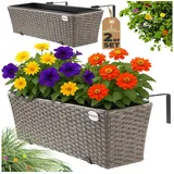CASARIA Blumenkasten 2er-Set Creme