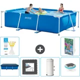 Rechteckiger Frame Pool - 300x200x75 Cm - 7-teilig  S138