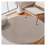 Carpet City Teppich »233-82-FANCY900«, rund, beige