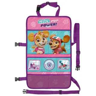 PAW PATROL Rücksitzorganizer Paw Patrol Boys 2-in-1 Auto-Organizer Ideal für Kinderwagen Autositze lila