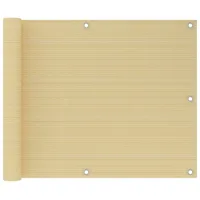 vidaXL Balkonverkleidung 75 x 600 cm Beige Polyethylen