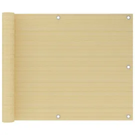 vidaXL Balkonverkleidung 75 x 600 cm Beige Polyethylen