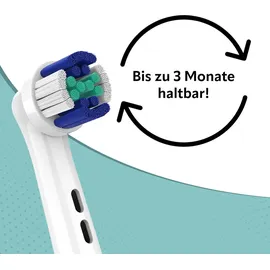 Perfekto24 Aufsteckbürsten Kompatibel für Oral B Zahnbürsten (16er Pack) - 4x Sensitive 4x Precision, 4x Cross, 4x Vitality