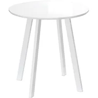 Homcom Esstisch Ø 72 cm weiß