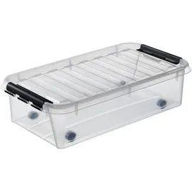 orthex Aufbewahrungsbox CLASSIC 35 31 l 1-tlg. transparent/schwarz