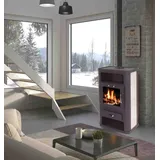 Kaminofen 11kW Kachelofen Heizofen Ofen Kamin Holzofen  56313 - Schwarz