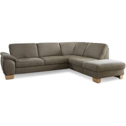 ComfortPlan Ecksofa Norik Mikrofaser Smoke