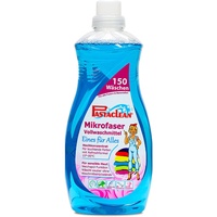 Pastaclean® Mikrofaser Vollwaschmittel (150WL) Waschmittel für alle Textilien, 1,5 Liter