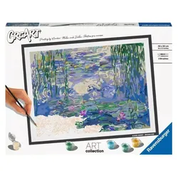 Ravensburger Beschäftigung - CreArt ART Collection: Waterlilies (Monet) - Malen nach Zahlen für Erwachsene