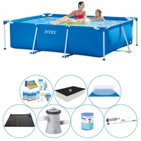 Intex Frame Pool Rechteckig 220x150x60 cm - Swimming Pool Super Set