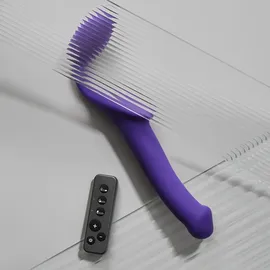Strap-On-Me Strap-on-me, Vibrating Bendable Strap-on - Size M, 34 cm,