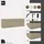 Set One by Musterring Reno Lowboard 182 cm Grau/Glas Holzwerkstoff