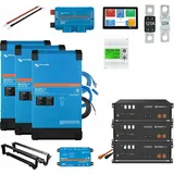 HUSATECH PowerSet 3 Phasig mit Victron MultiPlus II 48/3000/35-32 und 14,4 kWh Pylontech US5000 Speicher
