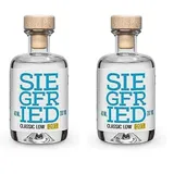 Siegfried Classic Low Mini I Von den Machern des weltweit prämierten Siegfried Gin I Für leicht alkoholische Longdrinks und Cocktails | 20% Vol. I 40ML (Packung mit 2)