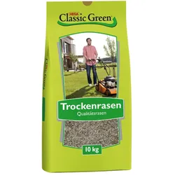 Classic Green Trockenrasen | 10 kg Rasensaat trockene Standorte