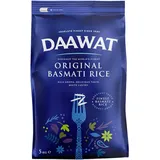 Daawat 5kg Original Basmatireis Premium Qualität Langer Korn Basmati Rice