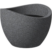 250 Ø 40 x 30 cm schwarz-granit
