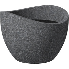 Scheurich Wave Globe 250 Ø 40 x 30 cm schwarz-granit