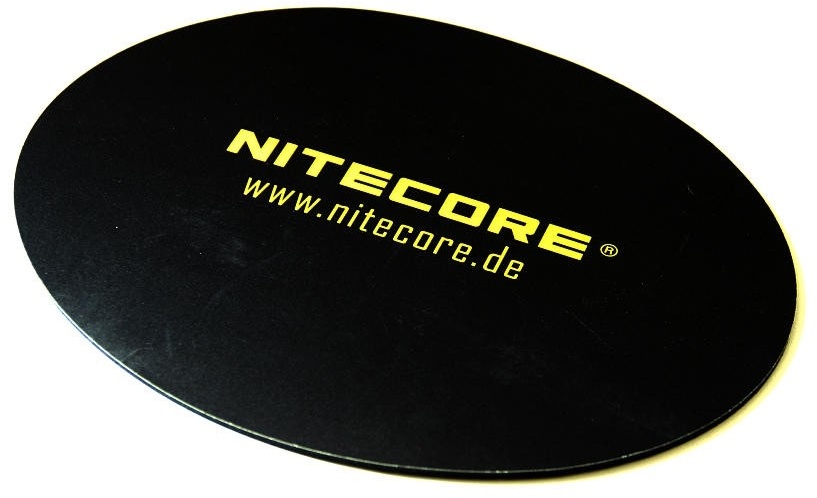 Nitecore Mousepad - oval mit Nitecore Schriftzug