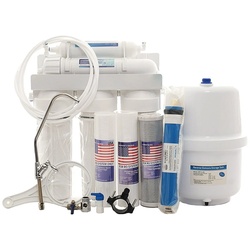 YESET Wasserhahnfilter 5 Stufen System UMKEHROSMOSE ANLAGE WASSERFILTER Filter Wasserhahn, 5-Stufige weiß