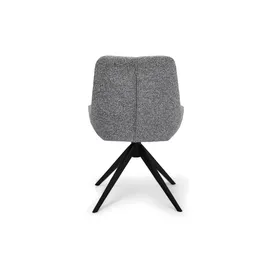 Furnhouse Esszimmerstuhl 2er-Set Helena ¦ grau ¦ Maße (cm): B: 56 H: 87