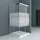 SoGood Doporro Eckeinstieg Duschkabine mit Schiebetür 80 x 75 cm transparent 6mm ESG Glas