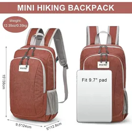 luxuskollektion 10L Mini Daypack Tagesrucksack Rot