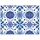 wall-art K&L Wall Art Fliesenaufkleber »Skandinavische Blumenmuster«, selbstklebend