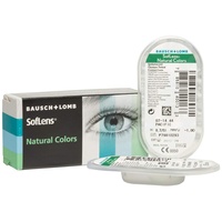 Bausch + Lomb SofLens Natural Colors 2er Box Kontaktlinsen, weich, Emerald 2 Stück BC 8.7 mm / DIA 14 / -4.5 Dioptrien
