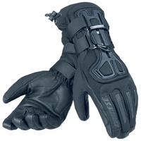 Dainese Erwachsene Skiprotektor D-Impact 13 D-Dry Gloves Snowboard Handschuhe mit Protektor, Schwarz/Carbon, S