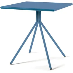 Outdoortisch Rick 80x80x75 cm blau